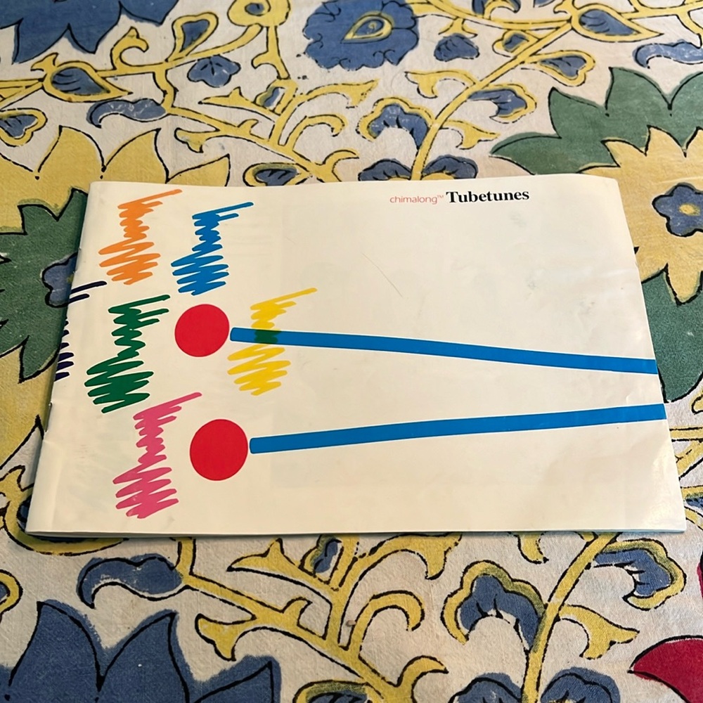 Music book only! Vintage Chimalong Tubetunes music book